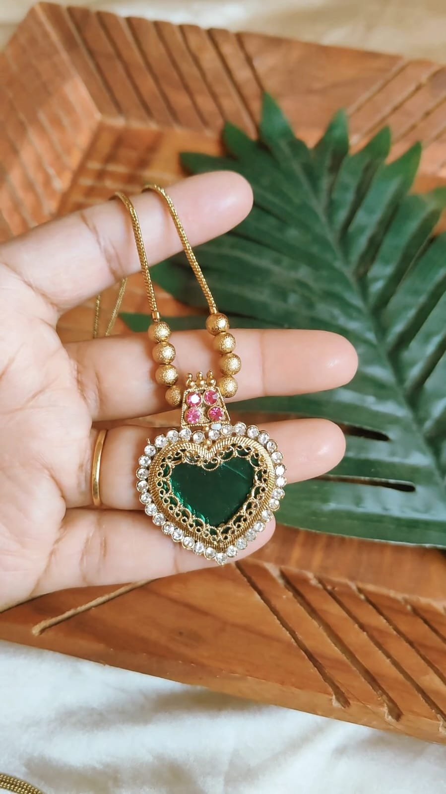 Palakka Pendant Necklace